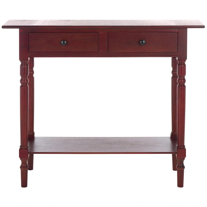 Grey 2-Drawer Console Table - 38W x 13D x 32H