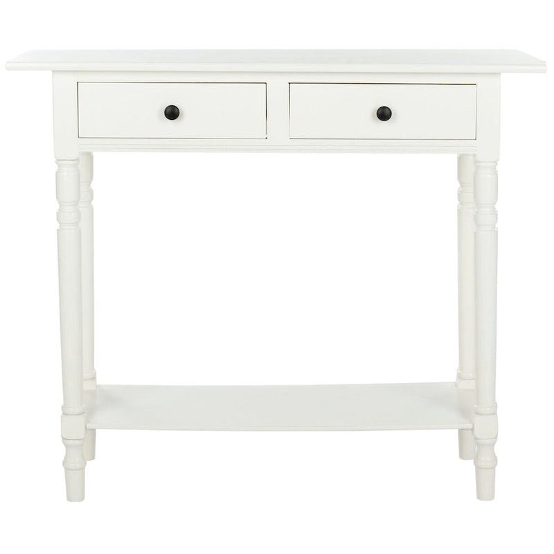 Grey 2-Drawer Console Table - 38W x 13D x 32H