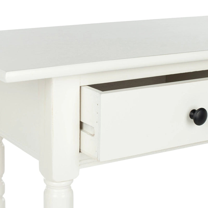 Grey 2-Drawer Console Table - 38W x 13D x 32H
