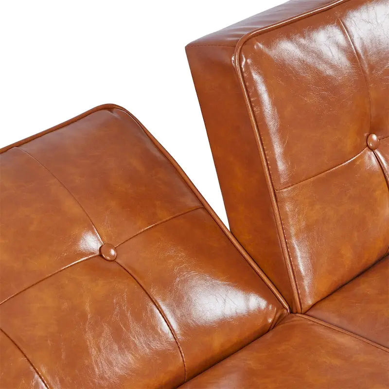 Convertible Sofa Bed with 2 Pillows