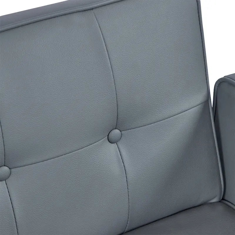 Convertible Sofa Bed with 2 Pillows